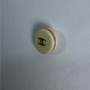 Chanel Cream and Pink button